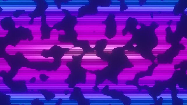 Futuristic animation paternoster, abstract shapes of dots glowing on blue background, sci-fi background