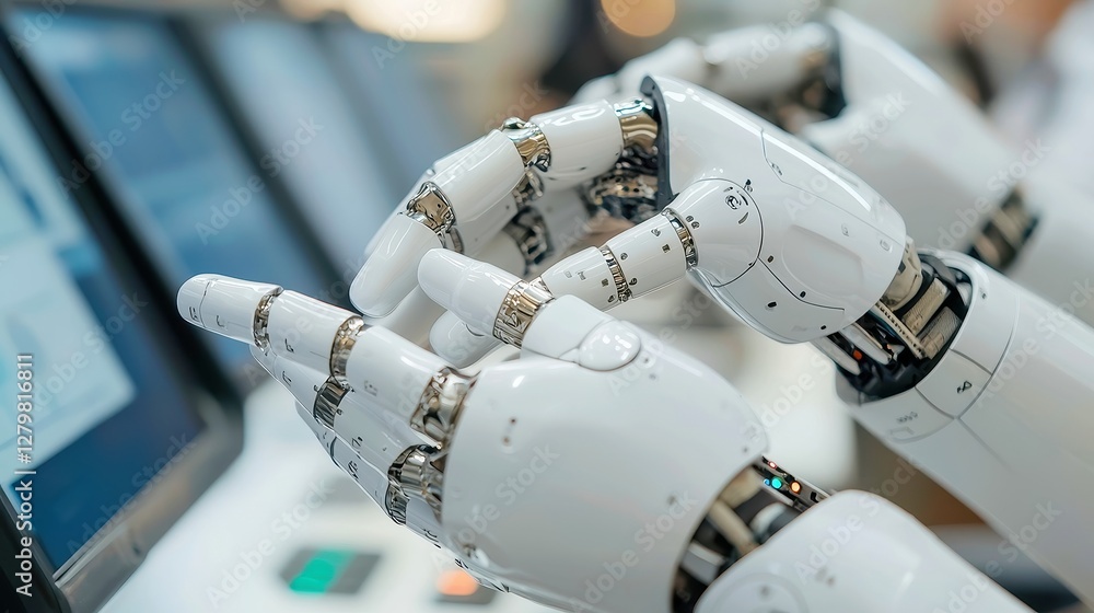 Poster ai chatbots in finance, exploring their role in enhancing banking services, improving fraud detectio
