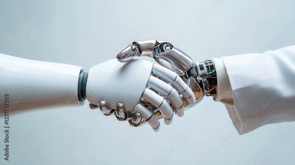 Poster ai chatbots in human resource automation, exploring their role in streamlining recruitment processes