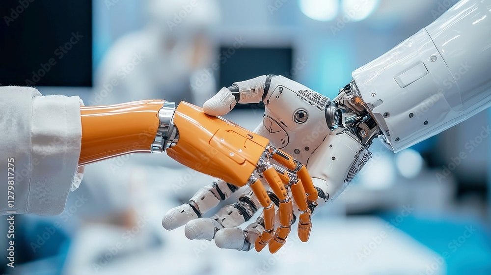 Poster ai chatbots in human resource automation, exploring the impact of ai chatbots on streamlining hr pro