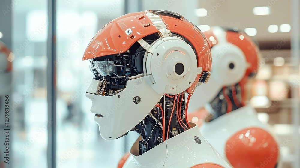 Poster ai chatbots evolving through neural networks, exploring the role of deep reinforcement learning in e