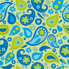 Naklejka premium Cool Paisley Pattern 1