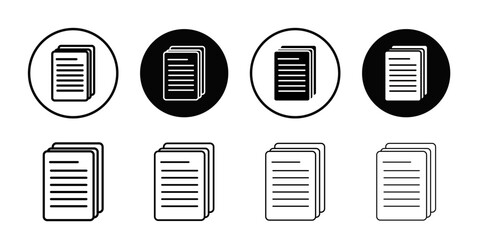 File icon Thin line flat illustration