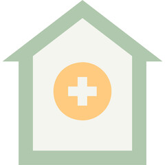 Obraz premium Aid Station Illustration