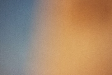 Bright copper brown burnt orange fire gold yellow abstract background. Rough grunge noise. Color gradient.