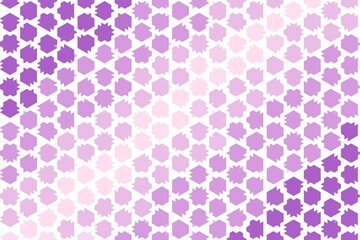 Light pink geometric tile pattern with seamless symmetrical layout. Minimalist abstract design concept
