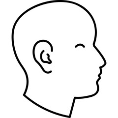 Black Head Icon