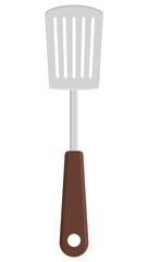 Spatula icon flat style isolated on white background.