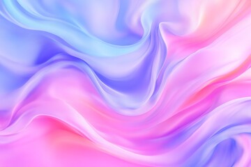 Obraz premium Colorful, flowing, and abstract background with a pink and blue hue
