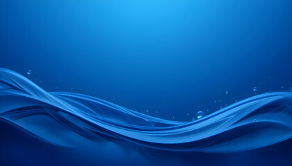 Fototapeta premium abstract blue wave background
