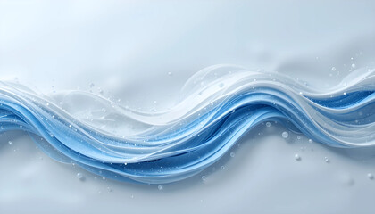 abstract blue waves