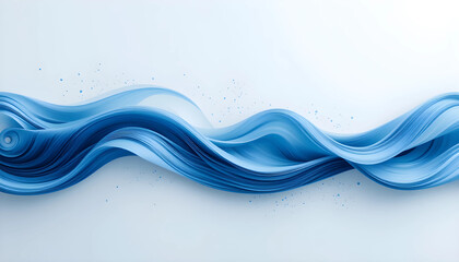 Fototapeta premium abstract blue wave background
