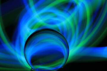 Lens Ball & Glow Stick Light Painting