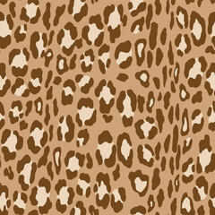 Abstract modern leopard seamless pattern. Animals trendy background. Color decorative vector stock illustration for print, fabric, textile. Modern monochrome ornament of stylized skin.
