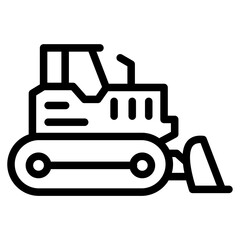 tractor isolated on white