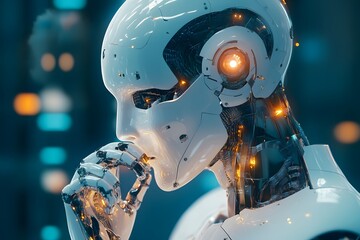 Fototapeta premium Artificial intelligence in life, Generative AI