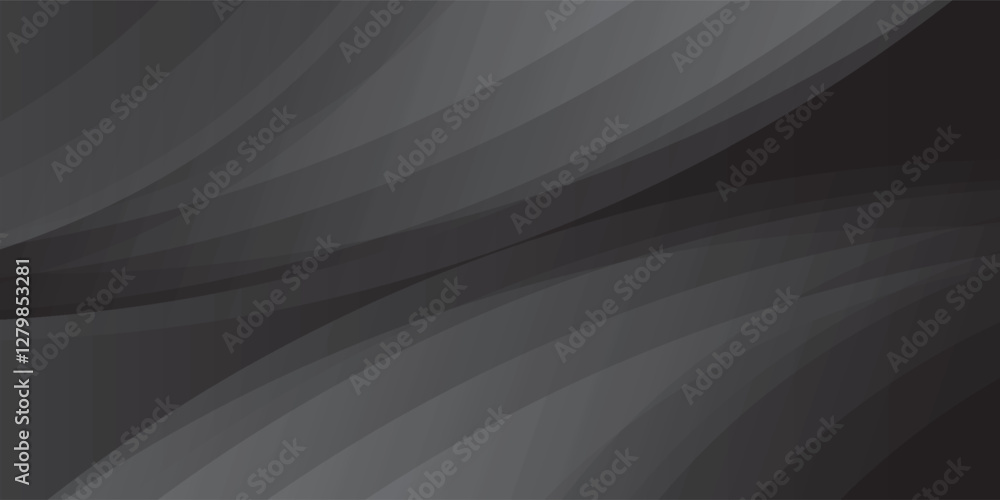 Wall mural abstract black background. modern and creative trend design in vector illustration