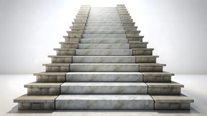 Fototapeta premium Marble Staircase Ascending to Light