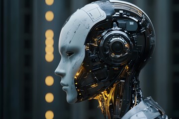 Fototapeta premium Artificial intelligence in life, Generative AI