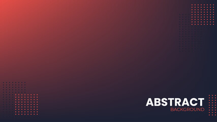 Abstract Vector Background with Geometric Shapes in Warm Colors