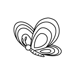 Butterfly outline
