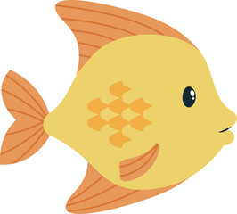 Fish Cartoon Character