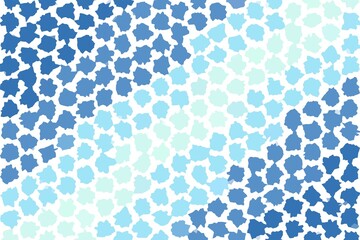 A blue mint vertical pixel pattern featuring a gradient bar grid abstract design, creating a modern and structured digital texture.