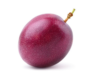 Passion fruit isolated on white.