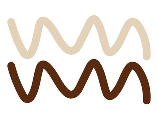 Fototapeta premium Abstract Lines Zigzag and Wavy Decorative Flow