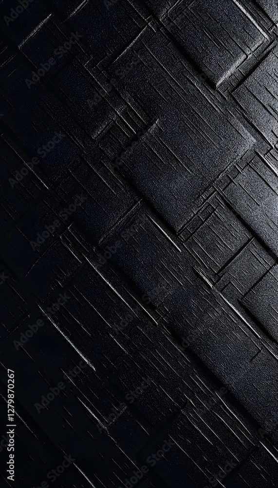 Poster the dark rectangular pattern offers interesting textural abstraction