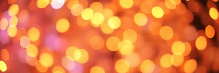 Obraz premium Shimmering golden background with mesmerizing light bokeh effects, abstract, illumination, bright