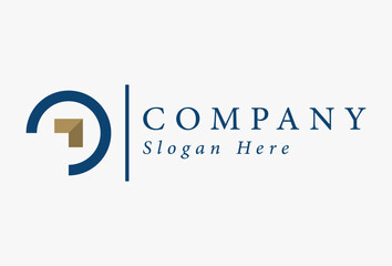 Minimal Arrow Logo. Isolated Geometric Shape Inside Circular Line. Simple Logotype Concept Usable for Corporate, Identity, Business, Brand Logo related with success, up, direction, delivery,