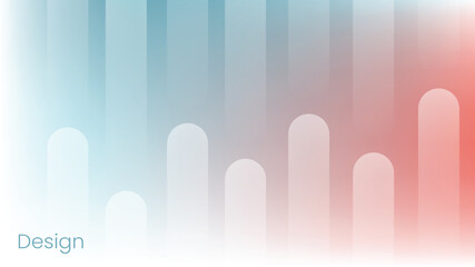 Minimalistic Abstract Vector Background in Pastel Colors Gradient Mesh
