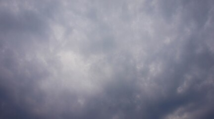 clear sky in the morning with beautiful white clouds