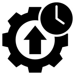 Efficiency Glyph Icon