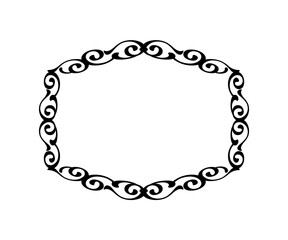 205.eps Horizontal vector frame for your projects. From the largest and best collection of frames .