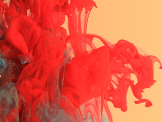 Liquid art with Ink, Paint, Mica Powder, Milk and Oils