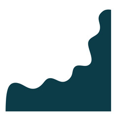 Abstract Border Jagged Modern Geometric Edge