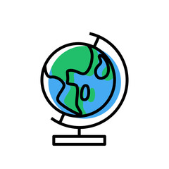 earth globe icon