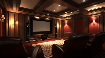 A Home Theater with a Smart Projector
