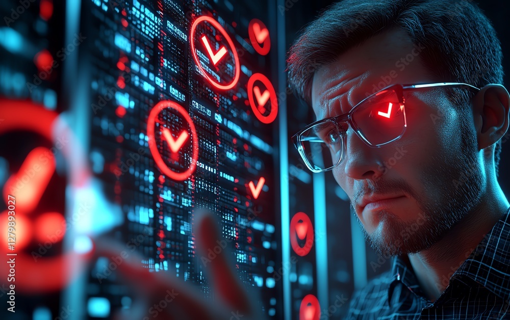 Poster it professional analyzing computer network failure