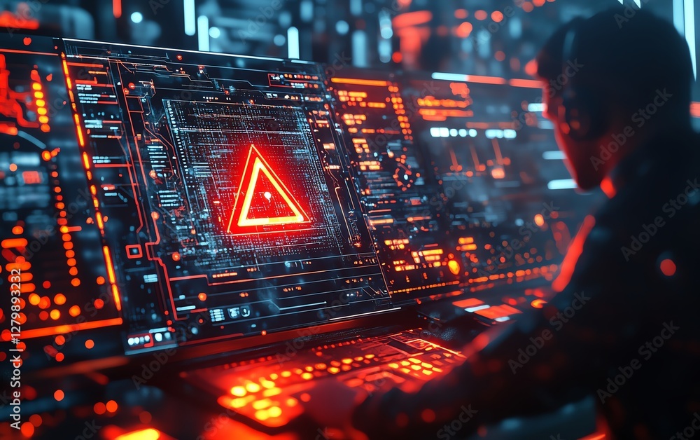 Poster System engineer scanning for vulnerabilities