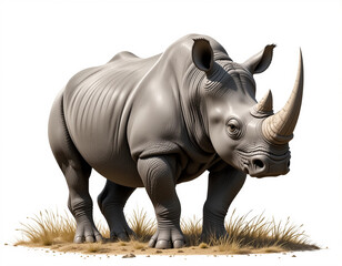 Fototapeta premium Majestic Guardian: Rhinoceros Collection, 
