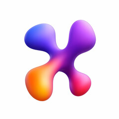 Obraz premium A icon in a 3D style