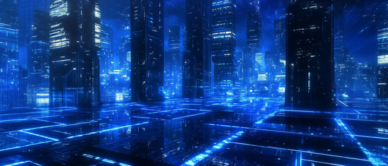 abstract blue background