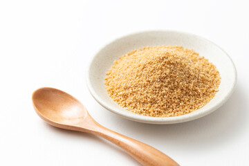 白背景に甜菜糖