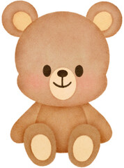 Cute Teddy Bear Cute Hand Drawn illustration