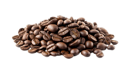 Obraz premium side view of coffee transparent isolated on white png