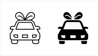 Buying car icons set. buying car vector icons for web design, vector illustration on white background
