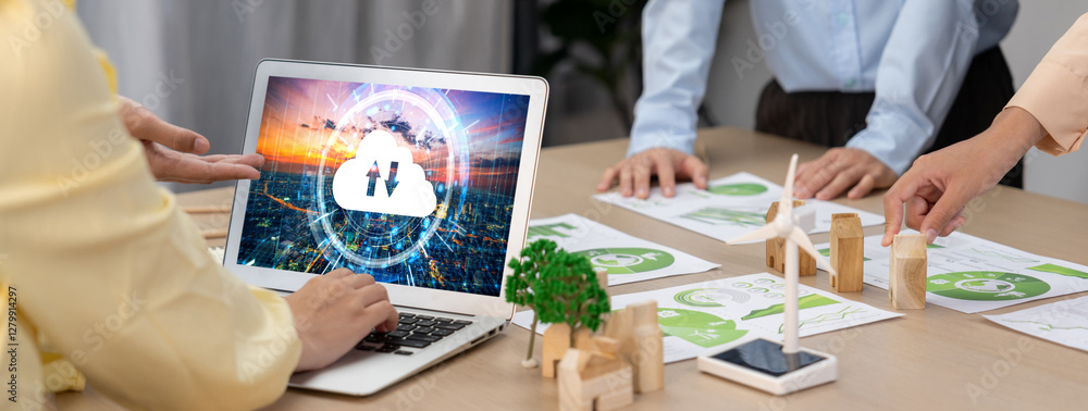 Poster cloud computing software for brisk remote work and personal data storage